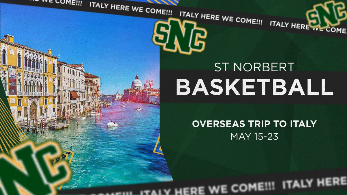SNCMensBB's tweet photo. The @SNCMensBB is heading to Italy!!!

May 15-23! Going to be an unbelievable trip with countless memories!!!

#italy #greenknights https://t.co/poP7HChD2X