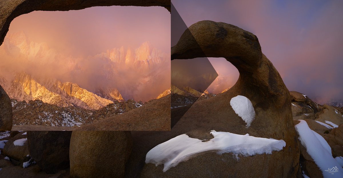 An amazing thing about this part of California, #MountWhitney (14,505’)is the tallest point in the continental US, #DeathValley only a 2 hour drive is the lowest( - 282’) #fineartphotography #NaturePhotograhpy