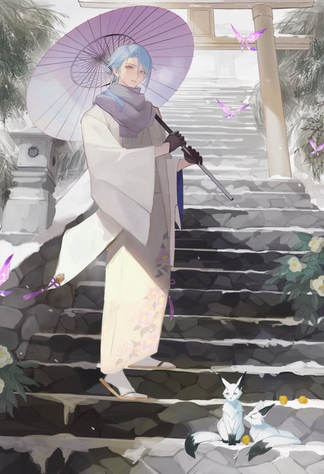 神里绫华 ,神里綾人(原神) ,トーマ(原神) 「#神里綾人生誕祭2023
