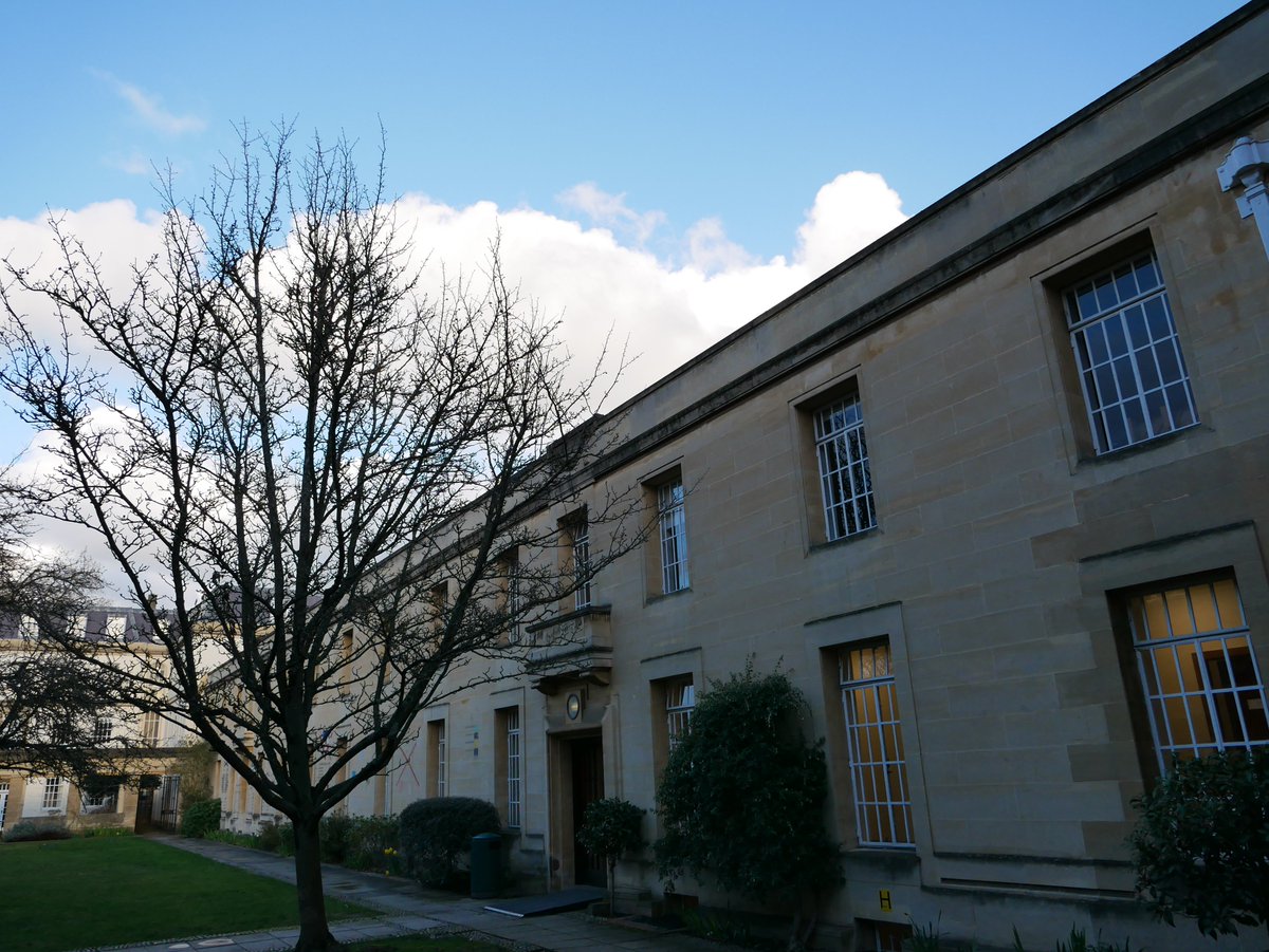 Pretty blue skies above Regent’s Quad earlier this week. The trees might still be bare, but it feels like Spring is only around the corner! #RPC