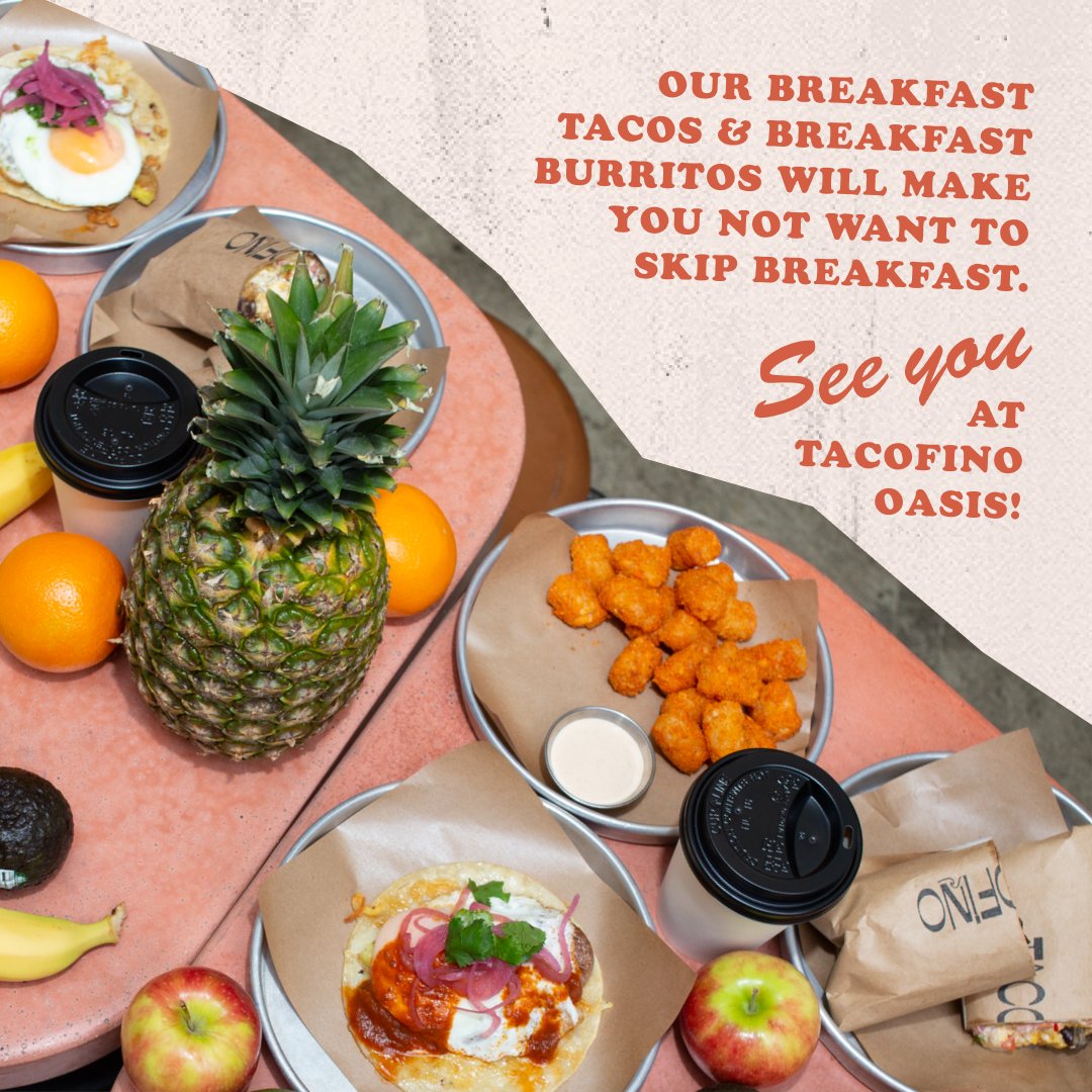 Now serving breakfast at Tacofino Oasis! Monday - Friday, 8AM - 11AM Don't skip breakfast, it's the most important meal of the day 🌮 🍳 #yvrbreakfast #tacofino #yvreats #yvrbrunch