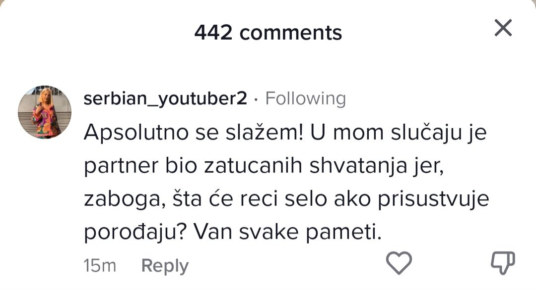 PametnaPuslica's tweet photo. #emilijamilojević je sad rekla u lajvu da Dalibor nije hteo da ide na porodjaj a u yt videu o porodjaju je rekla da je radio test i da je hteo da ide. #caosvima https://t.co/exKnlzbk3p