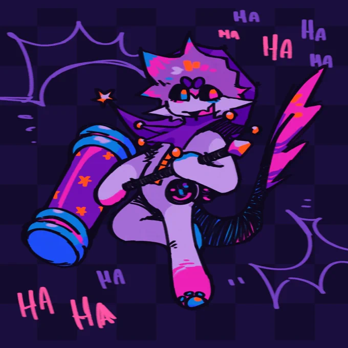 this is sort of a commission?? snail gave me extra money for something and asked me to doodle their sona in return so i made this little surprise :3 also heres these versions too 