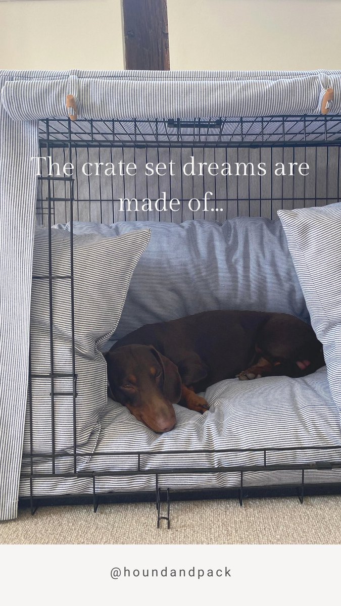 houndandpack's tweet photo. All of our crate bedding is machine washable, available to purchase on our Etsy store. Custom sizes &amp; fabrics available. #dogs #dachshund #pug #luxurypet #lixuryhomes #dogs #petbed #etsyseller #ukpets #dogshow #usadog #ukdog #uk #FamilyFriendly #puppy #breeder https://t.co/VdG5aA1B1n