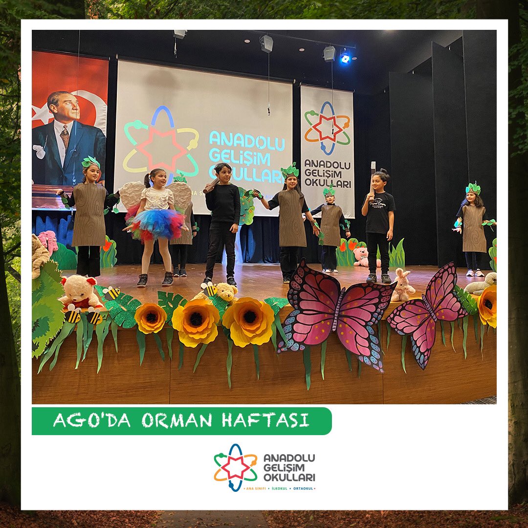 agocomtr's tweet photo. AGO'DA ORMAN HAFTASI 

Anadolu Gelişim Okulları olarak "Ormanlarımız, geleceğe bırakacağımız en önemli mirasımız." bilinciyle, #OrmanHaftası için tören düzenledik. Bilgiyle, mutlulukla ve umutla kutladık. 

#AnadoluGelişimOkulları #Bilgi #Mutluluk #UMUT https://t.co/sme4PD6yp7