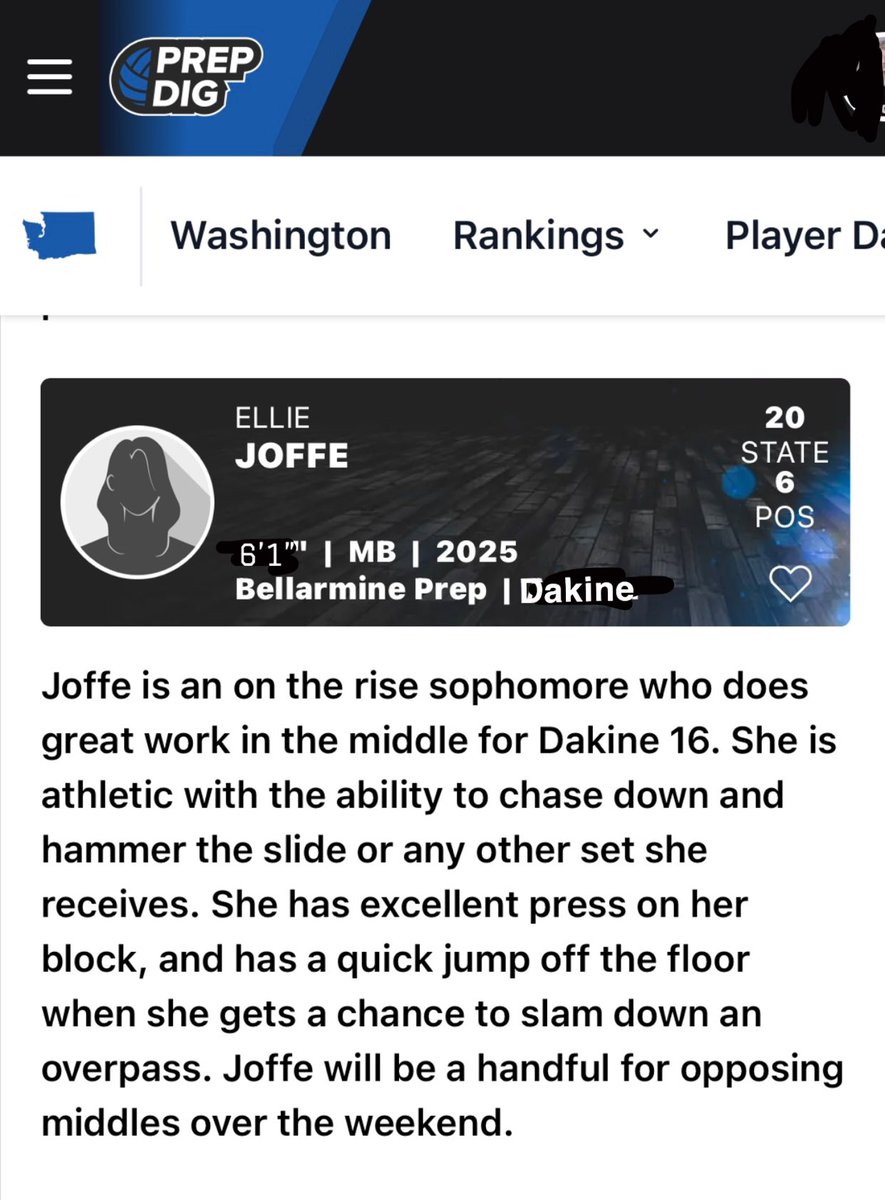 elliejoffevb's tweet photo. Thank you @PrepDig Ready to rock this weekend!!🏐 https://t.co/PHsHSm9McF