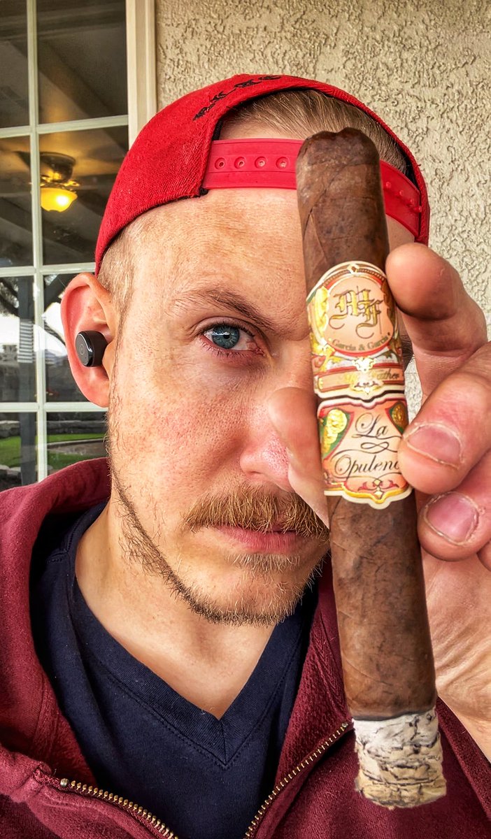 Alright Cigar Family…what’s everyone puffing on today? It’s a @MyFatherDPG La Opulencia for me! @cigarsmoke @RobustoBabe @brucemilstein @CigarChairman @cigarsnobmag @FamousSmokeShop @CigarAficMag @StogieGeeks #cigar #nowsmoking #PSSITA #CIGARS @CigaRSS