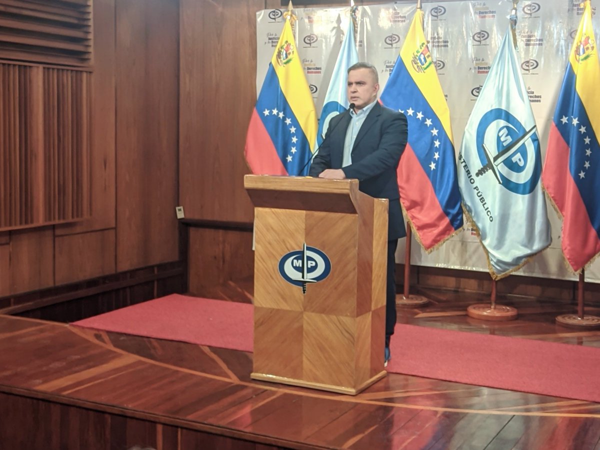 #EsNoticia 🗞️ Fiscal General <a href="/TarekWiliamSaab/">Tarek William Saab</a> informó sobre tramas de corrupción desveladas en PDVSA y otras instituciones del Estado

#VenezuelaContraLaCorrupción #25Mar #CárcelParaLosCorruptos