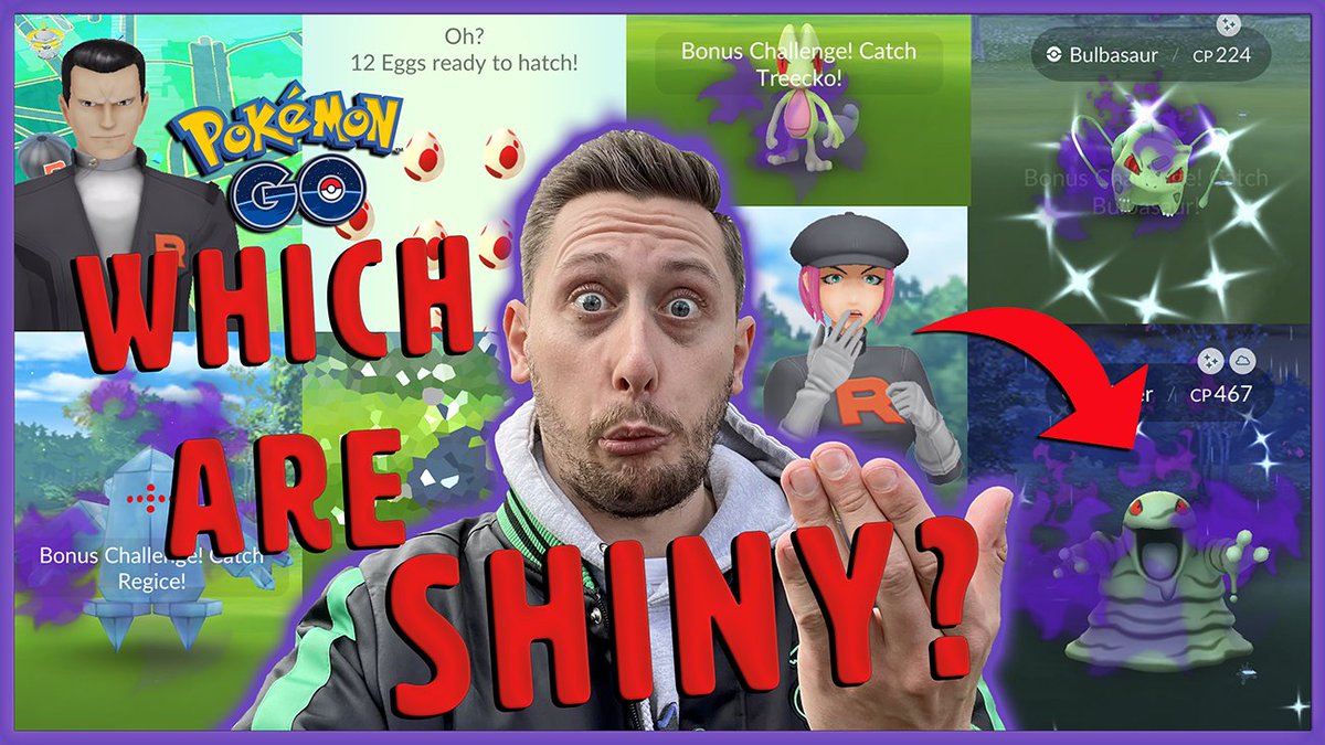 PoGoMiloUK's tweet photo. Team Rocket Grunts CAN give Shadow #ShinyPokemon
But which ones?
In this video, we find out &:
- Find the brand new Shadow #Pokemon
- Shadow Shiny Grind #PokemonGO
- "Saving" Shadow Regice...
- 12km Egg lottery!
Click Here: https://t.co/Gge04qL8Yu https://t.co/mBqZHl00oL