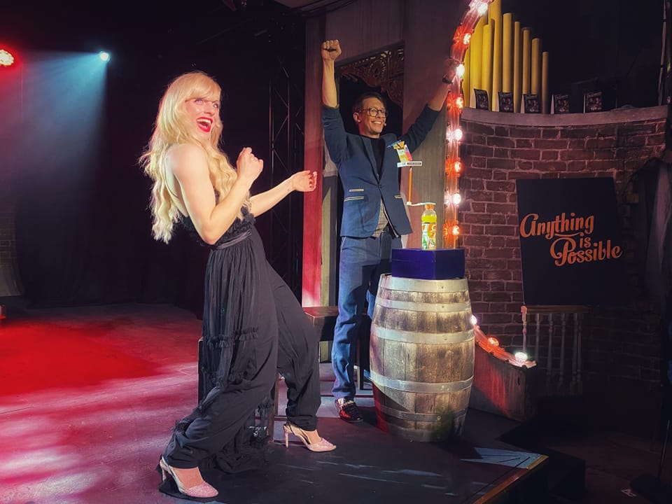 matthewmagician's tweet photo. The Conjurors Cabaret is now closed but we will be forever grateful for the audiences that came and supported and the Wonderville team who helped bring the magic to life.
Two standing ovations. A sold out show and two super audiences.
Time for a wine. 🍷🔐 https://t.co/VGjEfYeC6l