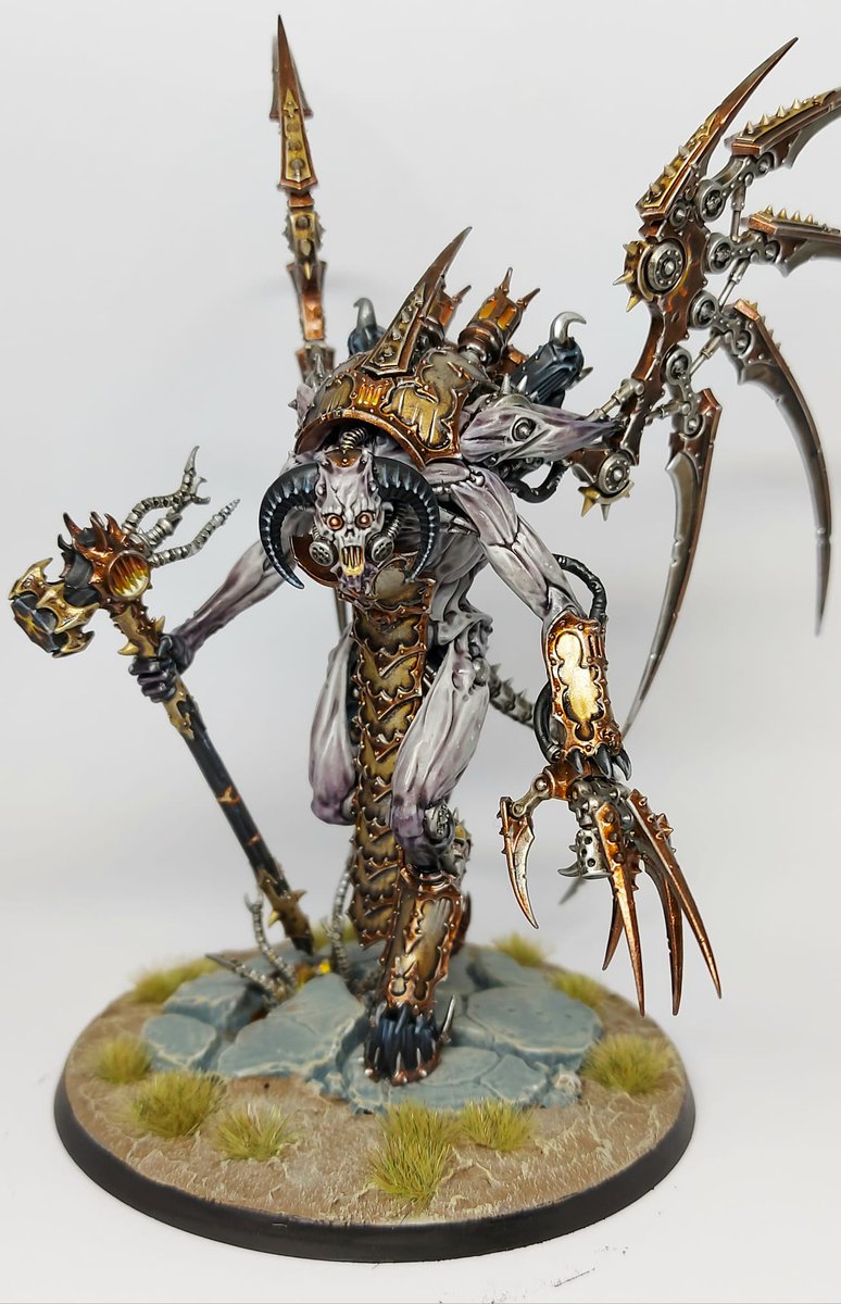 lilers299's tweet photo. Newly painted Vashtorr the Arkifane 💀
 #warhammer #WarhammerCommunity #PaintingWarhammer https://t.co/pV4QgsZnMJ