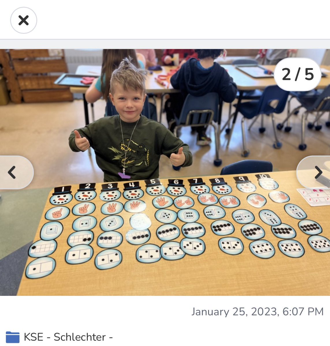LauraBlender1's tweet photo. I just have to take a moment to quickly praise a fellow teacher! Mrs. Schlechter @PrideInThePaw is one amazing kinder teacher!! I often miss conferences and daily school life of my own children but I feel connected to Rhys because of this teacher and her amazing Seesaw posts. https://t.co/ft0uxNQCHU