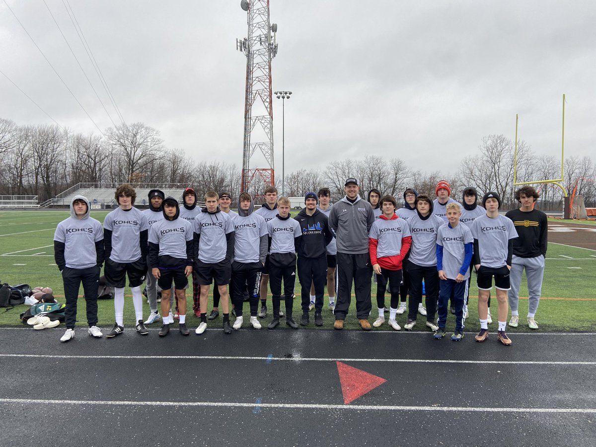 D_Madden_Punter's tweet photo. Introducing the 2023 @KohlsKicking Cleveland Training Division. We kickstarted today with our first session- what an incredible group of guys! #KohlsKickingOH #KohlsTraining 

📍Kohl’s Cleveland Training Division https://t.co/tVSj6cuDER