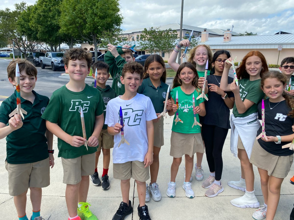 PCInnoInstitute's tweet photo. #PCGrade4 students launch rockets after visiting @NASAKennedy Space Center for inspiration. #STEMeducation #space https://t.co/orha3KisDA