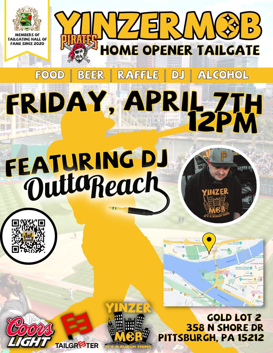 YinzerMob's tweet photo. HOME OPENER TAILGATE HOSTED BY US!!!  https://t.co/dDkFfCGUzs https://t.co/OqbrnYCDqT