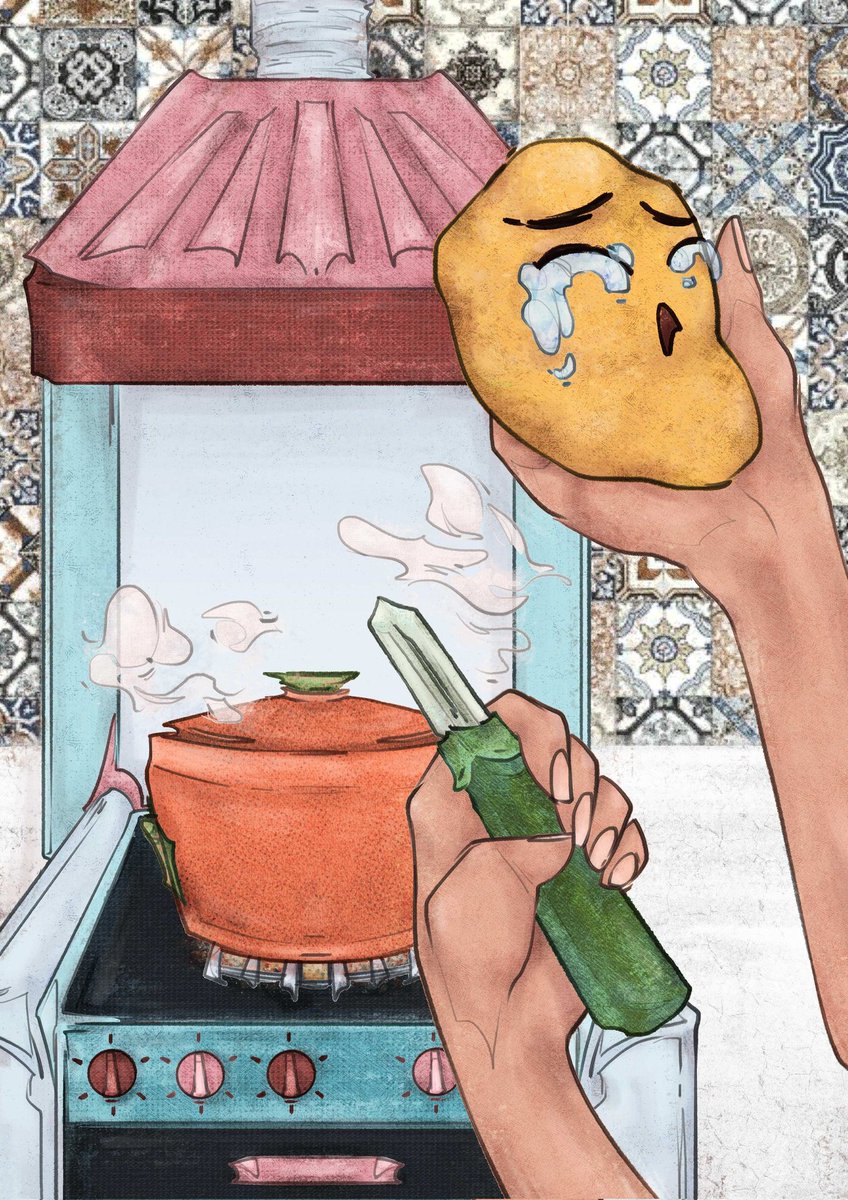not_an_herb_tw's tweet photo. sad potato getting prepped for a hot tub
believe it or not, this is not the most ap-peeling situation for this veggie
#healthy #dinnerrecipes #nomnom #sadpotato #potatostew #illustration #peel #appealing #art #cuisine #yeschef #masterchef #vegetables #eatyourveggies #delicious https://t.co/WtmVAcniFu