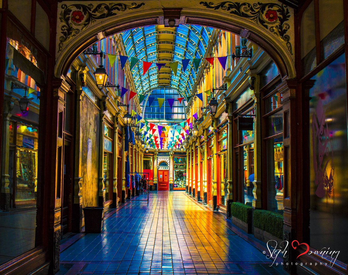 steph_downing's tweet photo. So many of you have bought my Hepworth Arcade image over the last few years. This photo is my little pride and joy and yet I don’t have this photo hanging in my home. I now have a massive white wall in my kitchen that I intend to fill with this colour explosion 🌈 #lovehull https://t.co/8IHeRVOlkn