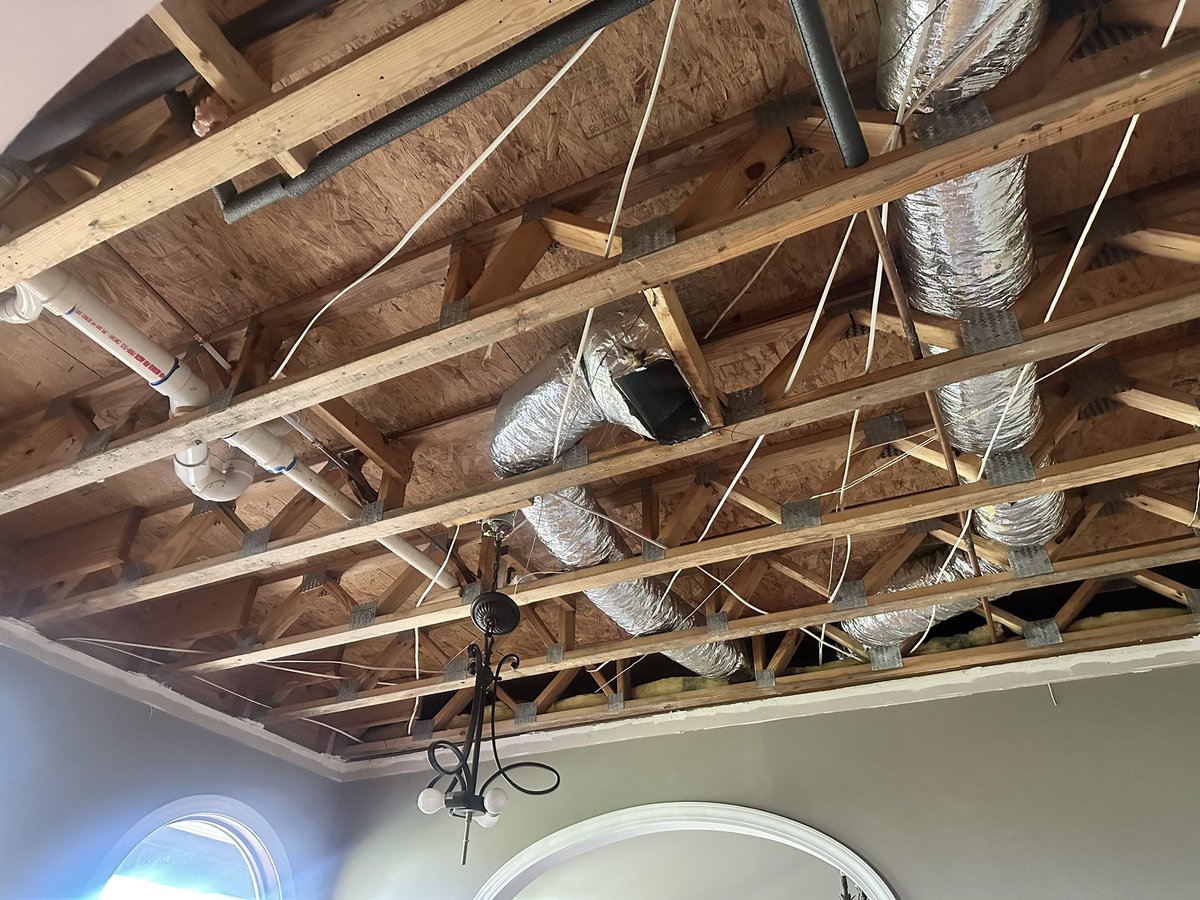 Walls, ceiling, and floors need replacing after two pipes burst on Dec 24 2022 and <a href="/StateFarm/">State Farm</a>  wants to give me a $600 check to fix it. SMH
