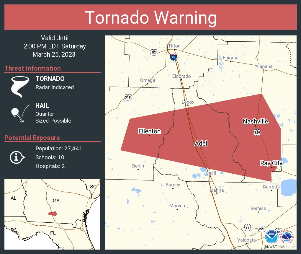 Clayton Chambers Rumor Tornado Warning Nashville Ga