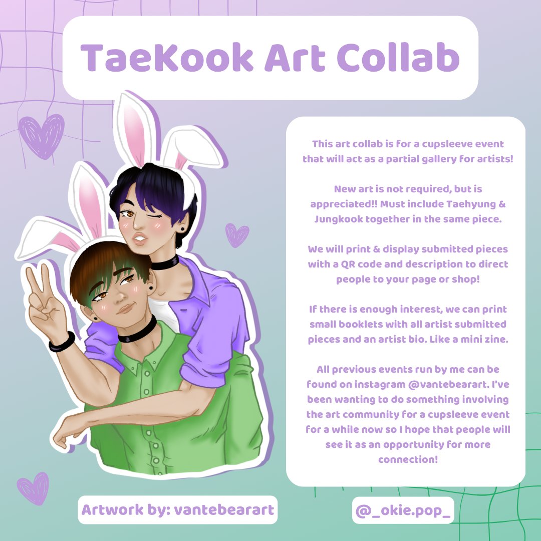vantebearsales's tweet photo. TaeKook cupsleeve designs are revealed! See pics  below for details! Art collab applications are still open so if you or an artist you know has Taekook art then please fill out the other form below! 

Pre-order here: https://t.co/yCESCQ7EwZ

🎨 form: https://t.co/xcHUW0vhZC https://t.co/BkrhAFVkC1
