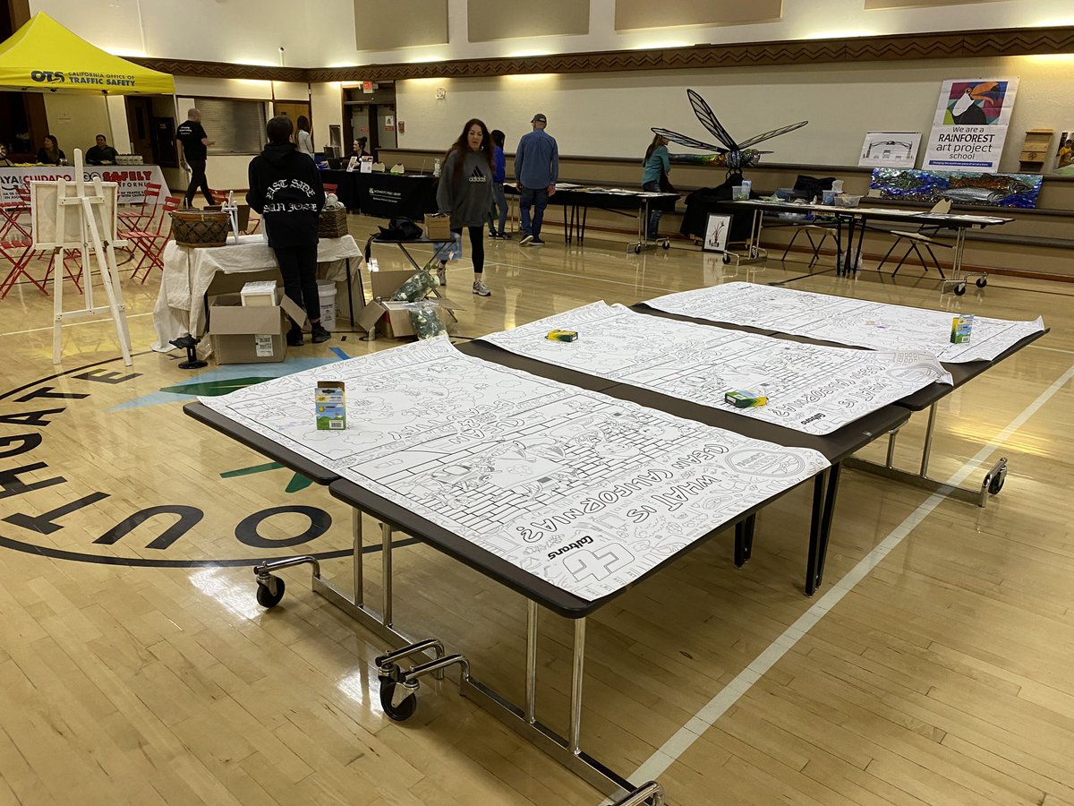 CaltransDist3's tweet photo. We’re open! Come check out our FREE community event! games and art for kids, job recruitment, food trucks, and meet our new mascot Safety Sam! #CleanCA #CleanWaterCA #cleancacommunitydays @CAgovernor @CaltransHQ https://t.co/4jy01VXaCY