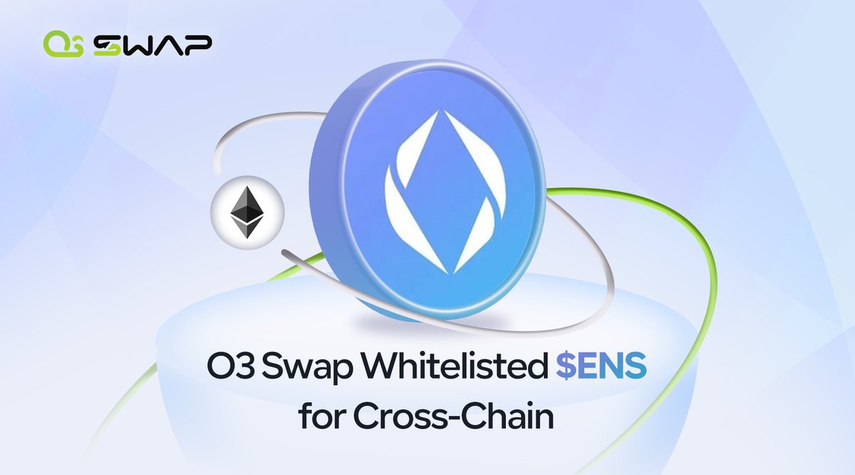 O3_Turkey's tweet photo. 📣O3 Swap, #Ethereum zincirinde $ENS'i listeledi!

 https://t.co/Qsh3DxE5Rh'da 14 zincirde Ethereum Name Service @ensdomains'in yönetişim simgesi olan $ENS ile işlem yapın! https://t.co/X8r4y6yFWi
