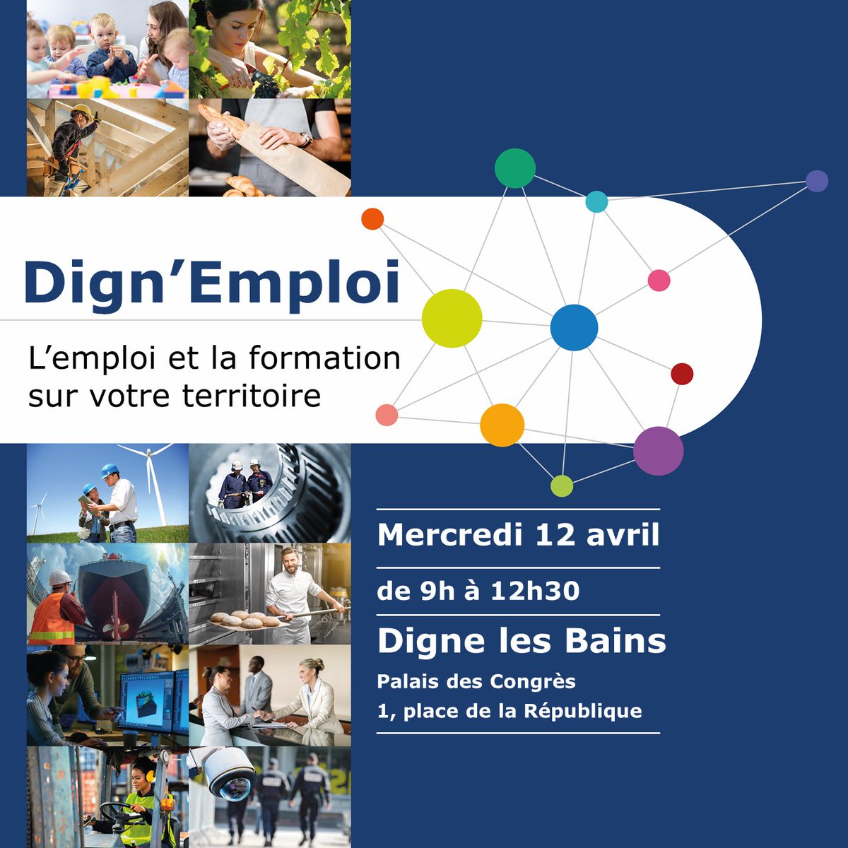 SAVE THE DATE 🎯 J-17 , première édition de DIGN’EMPLOI 👍
