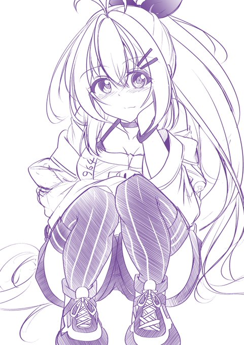 こんな感じかな(;'Д`)
※スニーカーとか描きなおした 