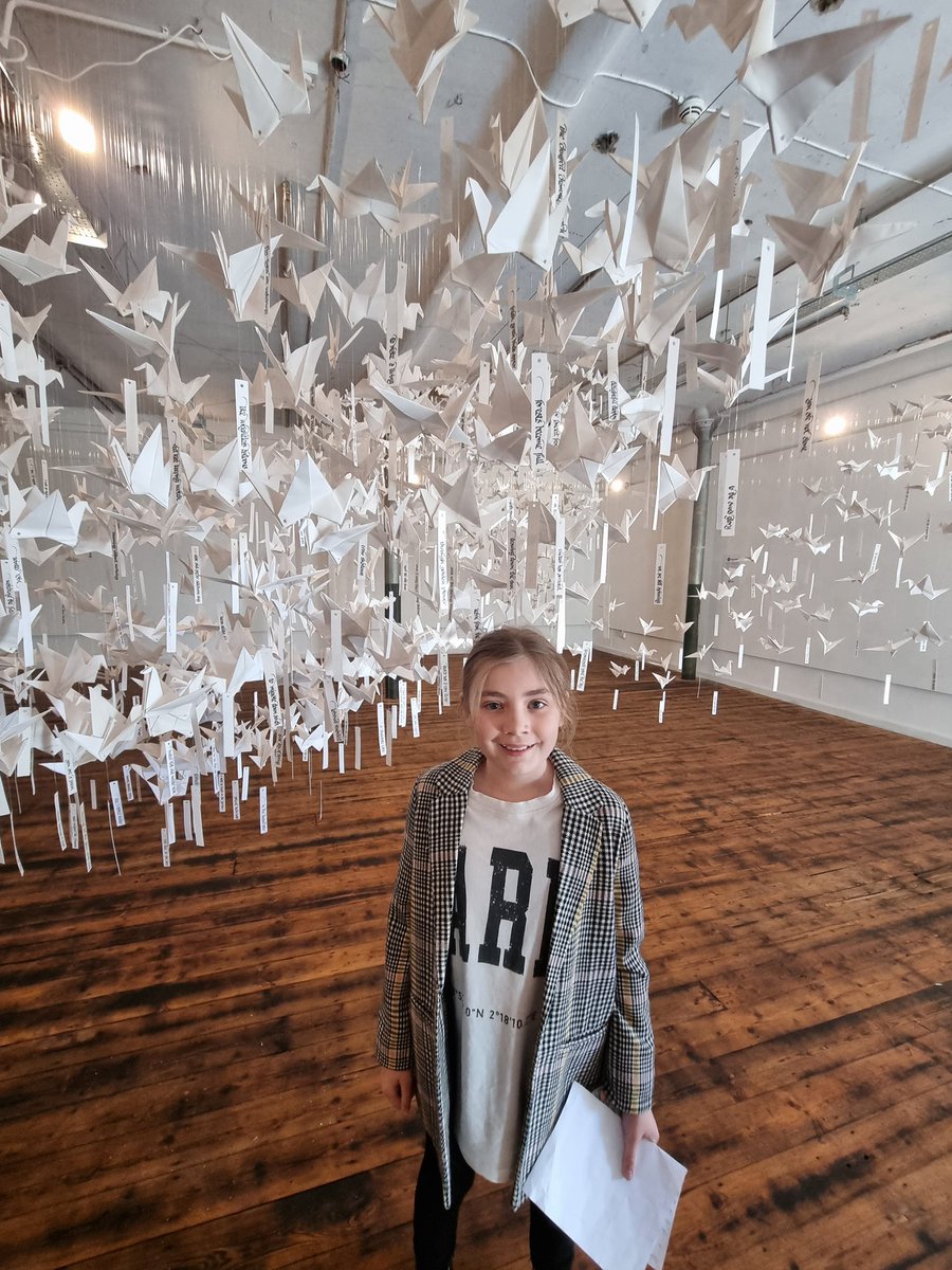 Amazing day at the #PaperBirds exhibition at @SpinnersMill. A must see! Brilliant creative work by the very inspirational @louisethepoet, @BrianTheScriber and many more!