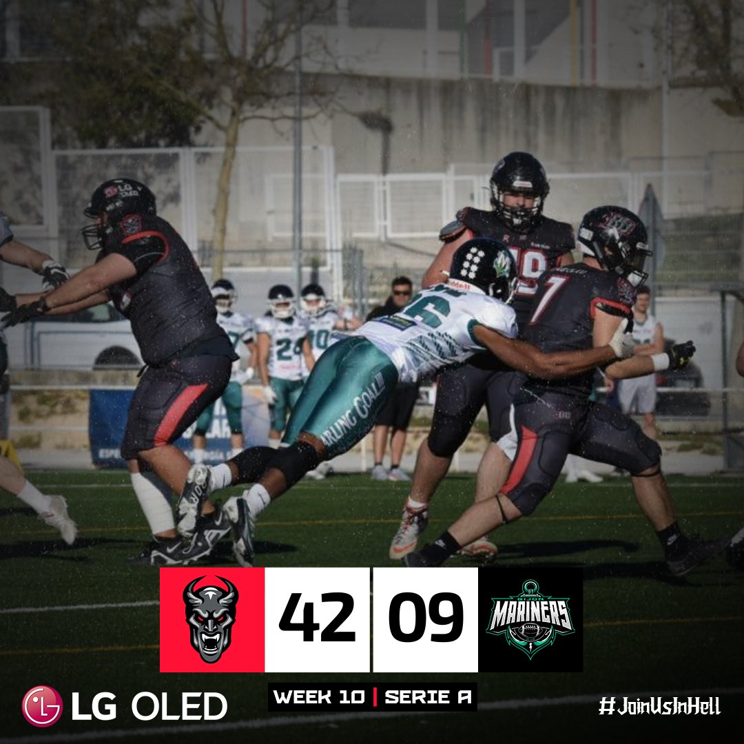 BlackDemonsFA's tweet photo. 8-0 🔥
#JoinUsInHell
#sienteloscoloresconlg
📷 lolayole
#orgullodemonio #mareanegra #roceños #lgoled #blackdemons #touchdown #americanfootball #cantizal #lasrozas https://t.co/cLHZ0SbbOV