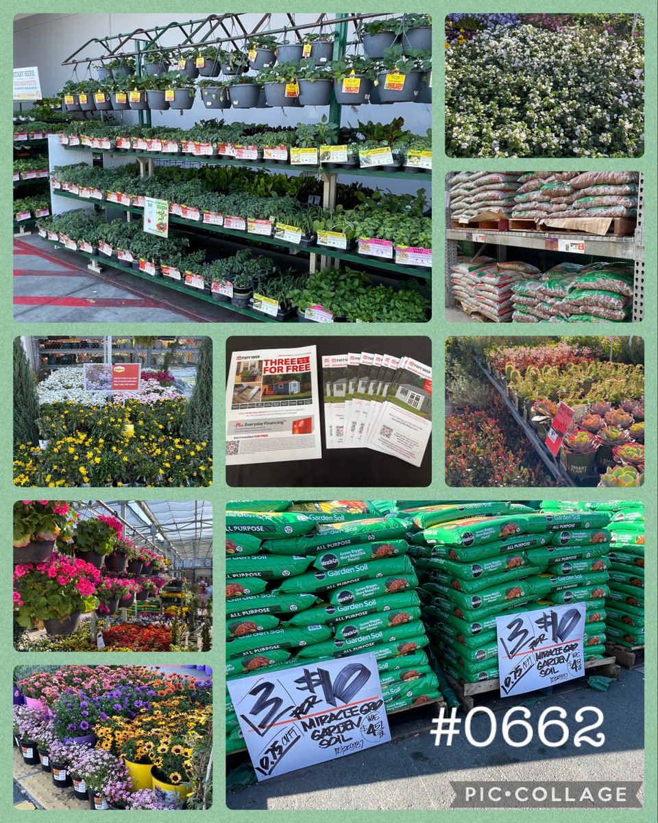 A lot going on on this Spring day!
Gardening,Floral and Veggies and storage solutions and so much more…#stockton#springsavings