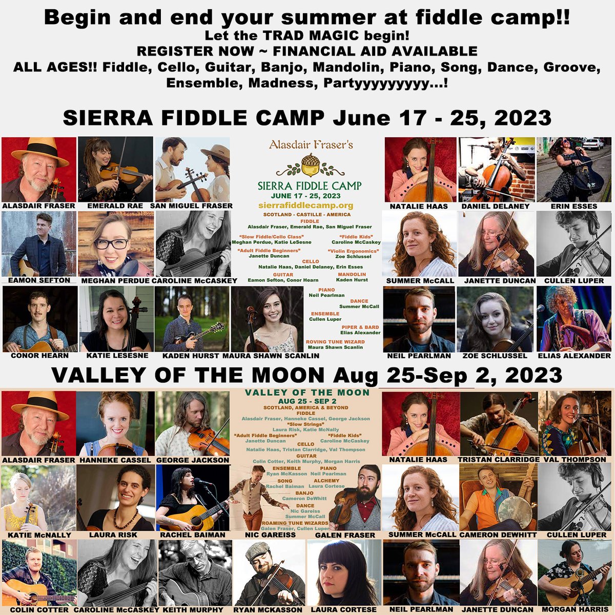 alasdairfraser's tweet photo. Begin and end your summer with some TRAD MAGIC! 
REGISTER NOW
FINANCIAL AID AVAILABLE 
ALL AGES!! Fiddle, Cello, Guitar, Banjo, Mandolin, Piano, Song, Dance, Groove, Ensemble, Madness, Partyyyyyyyyy...!

https://t.co/JCDoDp1dWR
https://t.co/cn5BPaGwbs https://t.co/IiYMoydt9H