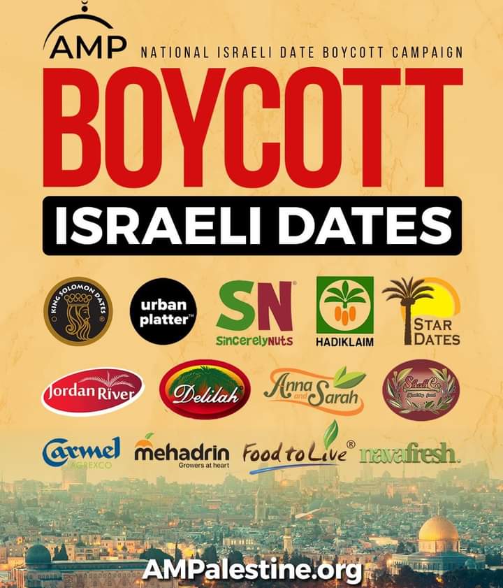 Pour le #ramadan pas de dates de l'occupant