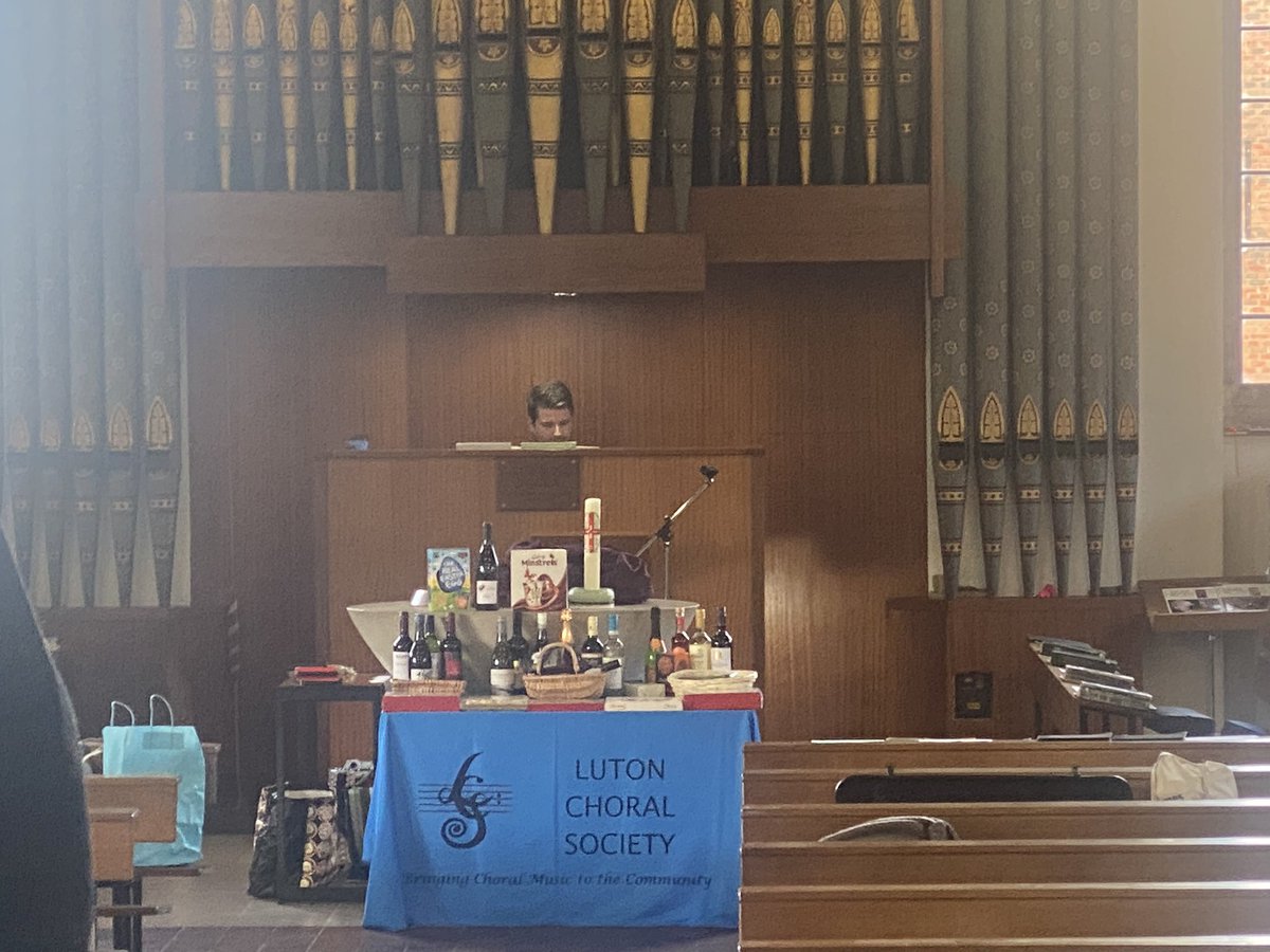 ChoralLutonS's tweet photo. It’s nearly time! Our final rehearsal is underway. Join us this evening at St Augustine’s Church in Luton for a wonderful concert with some tasty raffle prizes available later. 

#WhatsOnLuton #luton #choral #orchestralmusic #stringorchestra #saturday #saturdaynightlive https://t.co/NRpCDTdYrN