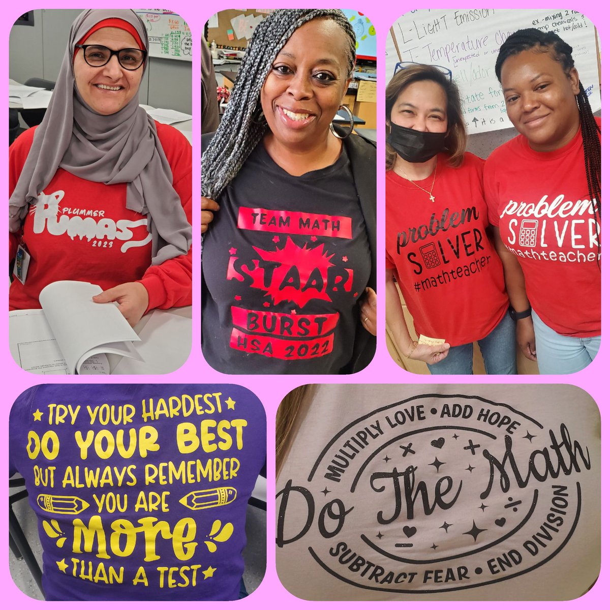 TRod_Math13's tweet image. When @AldineISD Math Educators understand the assignment... 👕 👀 
#AldineConnected #MiddleSchoolMatters 
@hsantiago1617 @ld_preston @MrsEdrington @CrawfordSabra @Mathlete429