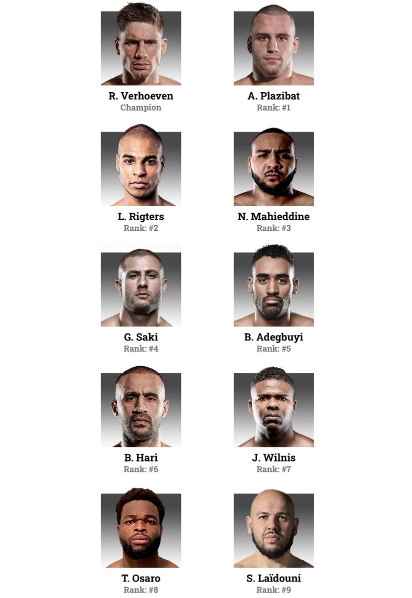 2 Algériens dans le top 10 des poids-lourds du Glory

Nordine Mahieddine🇩🇿 reste le meilleur combattant musulman poid-lourd du monde (pour rappel il a battu le challenger n°1 Antonio Plazibat🇭🇷)

Et Sofian Laidouni🇩🇿 débarque dans le top 10 après avoir battu Nabil Khachab🇲🇦