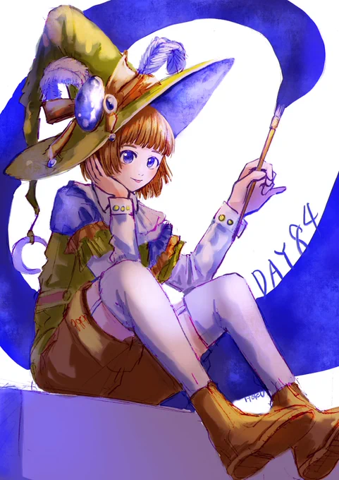 #100日チャレンジday84ラピスラズリと魔女 