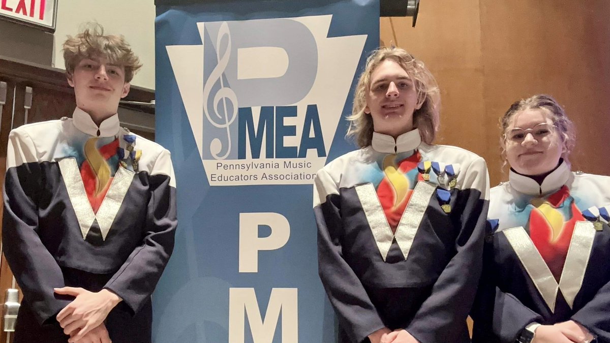 West Shore is well represented today at the PMEA Region V Band Festival being hosted by Hempfield High School. Please join us in congratulating CC Junior Ian McCurdy, RL Senior Owen Swintosky, and RL Sophomore Olivia Magaro. #WestShoreProud