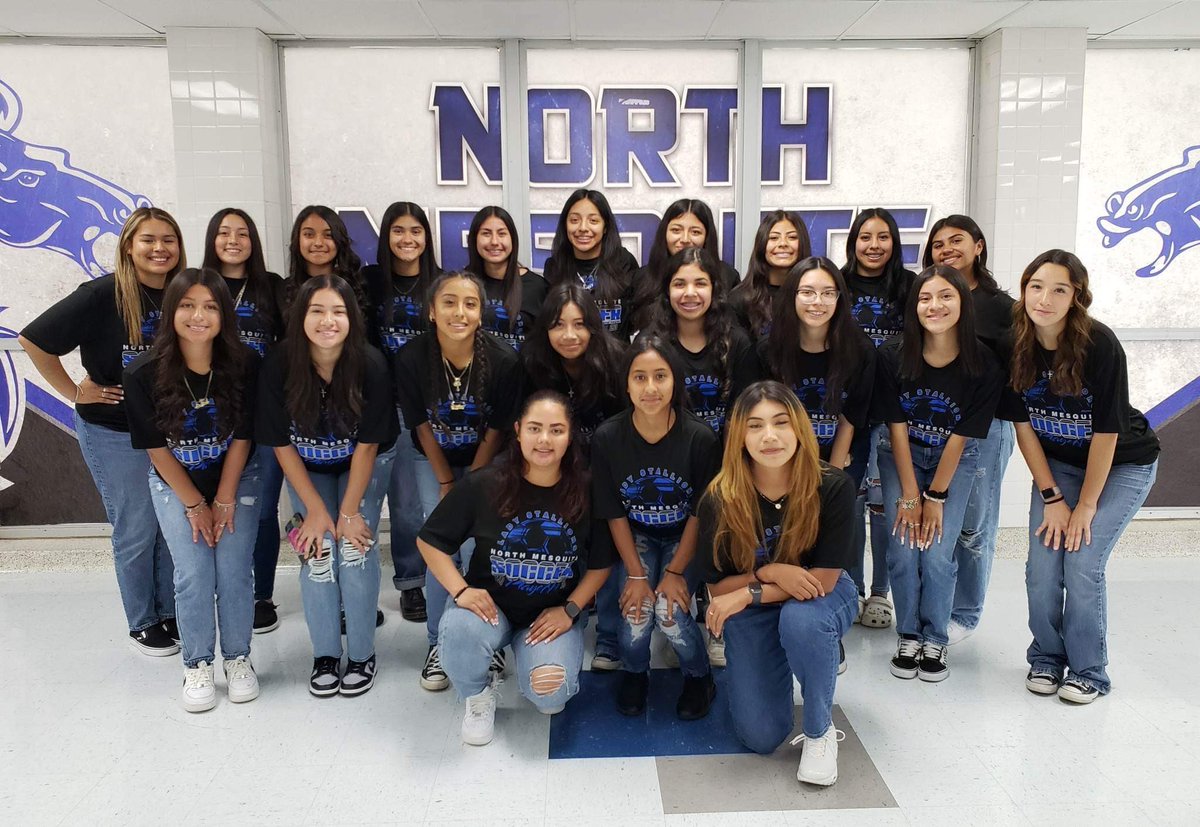NMHS_girlssoc's tweet image. The Lady Stallions fell short last night to W.T. White. These girls fought hard ending regulation 1-1, double OT, and fell short in PK’s. With only one senior leaving us, you better believe we WILL be back next year! 
Such a fun and exciting group to coach. 
#stallionpride