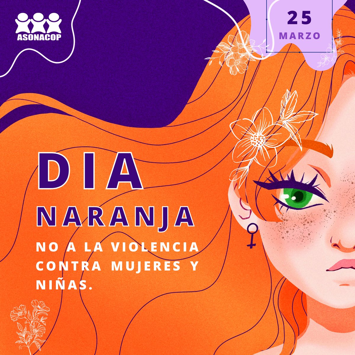 El 25 de cada mes, se celebra el Día Naranja, y en este mes de la mujer no será excepción.
Únete a esta campaña con el objetivo de generar consciencia para prevenir y erradicar la violencia contra las mujeres y niñas.

#DíaNaranja  #MesDeLaMujer