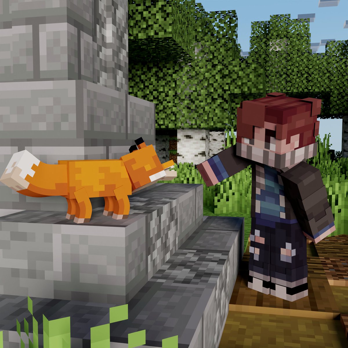 Octo_mc's tweet photo. Love #Foxes

#Minecraft #minecraftrender #minecraftart #blender https://t.co/7D5HOrbgw6