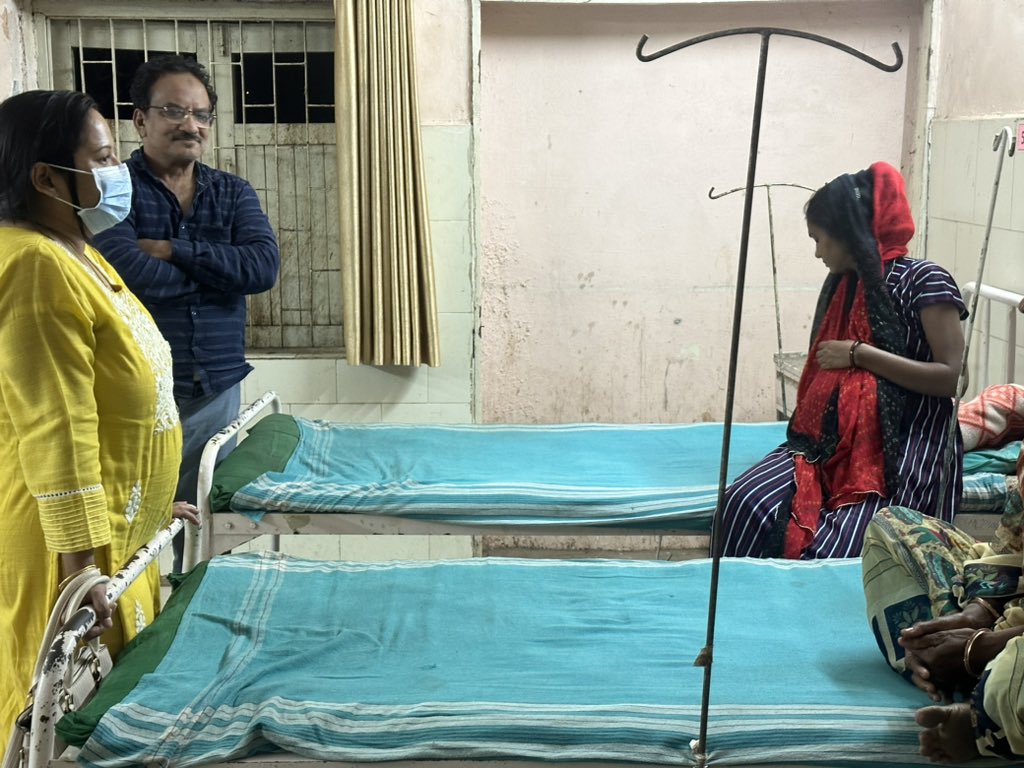 Just did a surprise night inspection at CHC, Piplod &amp; was pleasantly surprised to see dedicated teams of doctors and staff serving new mothers with passion. Had the opportunity to counsel them about KMC, breast feeding and nutrition. Keep up the great work! <a href="/mdnhmgujarat/">Mission Director,National Health Mission,Gujarat</a> <a href="/CMOGuj/">CMO Gujarat</a>