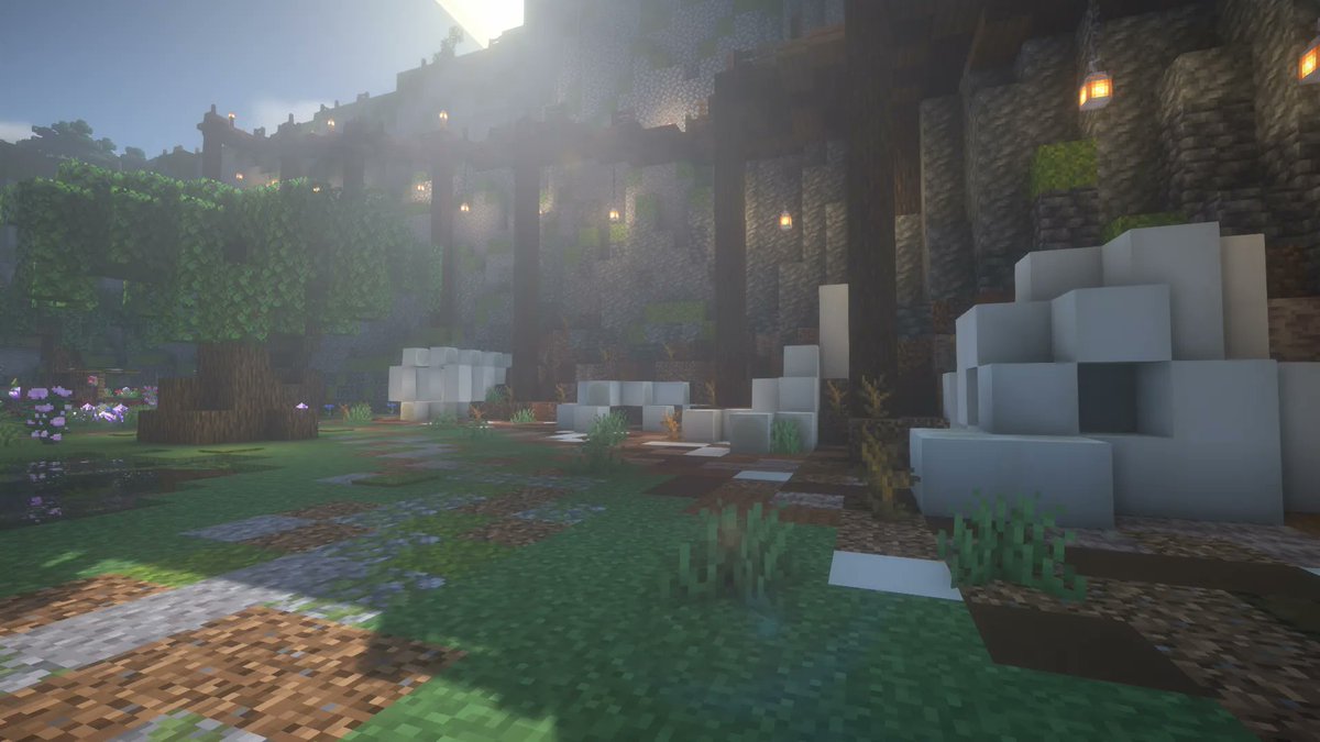 Dogcraftnet's tweet photo. 📸 Picture of the day! 📸 

🚧 M_Sky3's been busy with thier base on Labrador! Lots of nice terraforming and little builds in this sweet base, located at X= -7170, Y= 490 on the server.

❤️ #DogcraftTwitter https://t.co/q8oibsf0DH