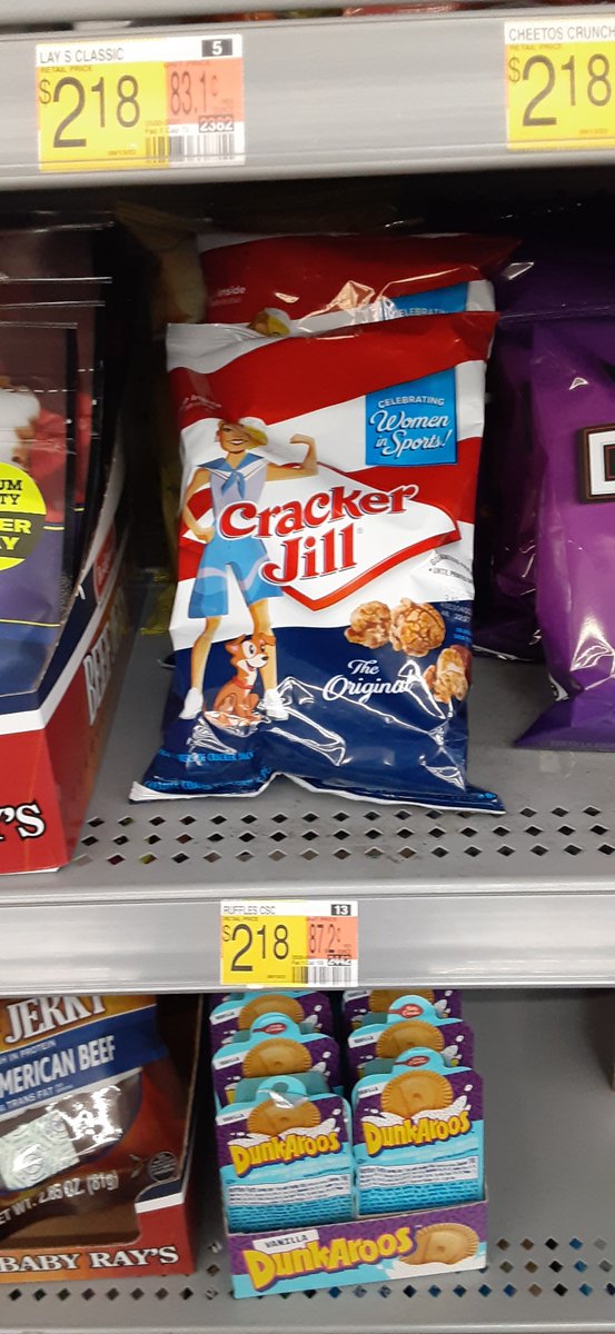 Seen on shelves in Florida. Word is that the governor plans to command the legislature to ban this "woke" snack.
