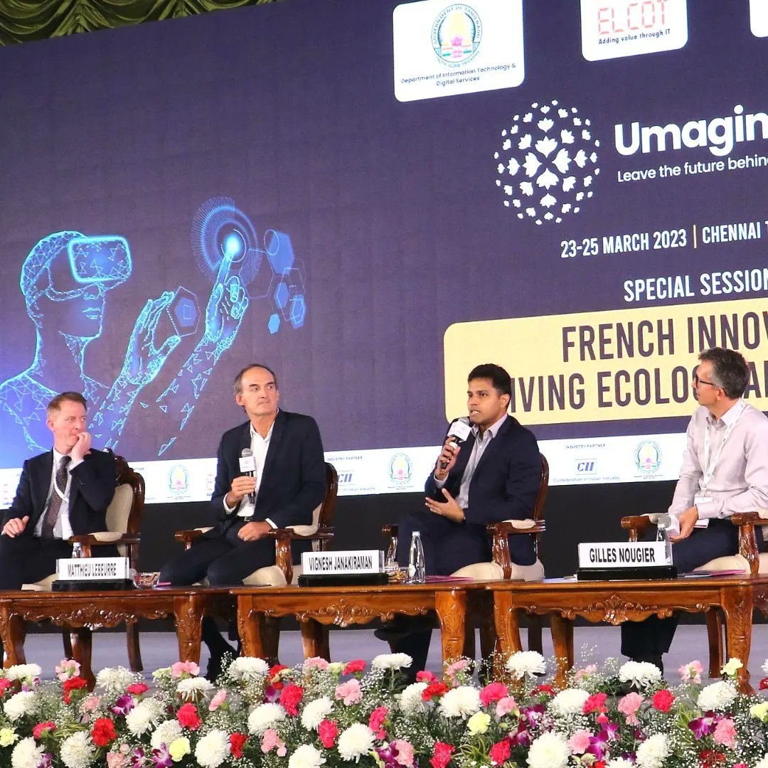 Check out our director Vignesh insightful talk on the significance of high nutrient uptake efficiency products in boosting plant productivity! At <a href="/umaginechennai/">Umagine TN</a>, he shed light on how TIMAC AGRO India is actively contributing towards sustainable
transformation.  #UmagineChennai