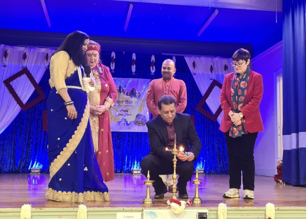 FoysolChoudhury's tweet photo. Glad to attend the Bihar Diwas celebration in Edinburgh organised by Bihari Community of Scotland @SarahBoyack @AMcNeeseMechan @kgl123 

Excellent performances, especially by kids. https://t.co/zXINfQLJjF