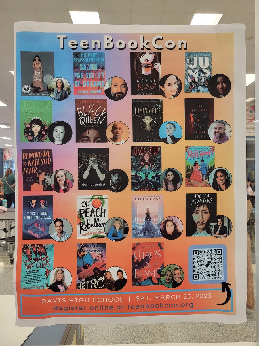 GoodmanACE_LMC's tweet image. Having a blast w 3 of my fav things: librarians, authors &amp;amp; books @TeenBookCon @aldinelibraries #teenbookcon2023
