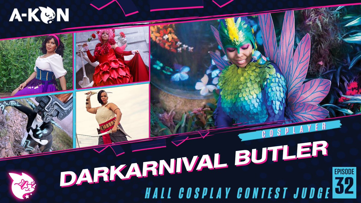 AnimeUnchained's tweet photo. @DarkarnivalB has been cosplaying since 2011, and is a talented makeup artist as well as an award-winning costumer! She’s known for her intricate embellishments and incredible attention to detail. We’re thrilled to have her as a guest and as one of our Hall Cosplay judges! https://t.co/il5xjdZeS2