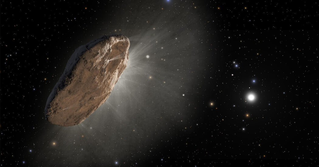 thepowermedium's tweet photo. 'Oumuamua Was a Comet After All, A Study Suggests - New York Times https://t.co/Cnp4ow4jdQ https://t.co/y5VR70LOEe