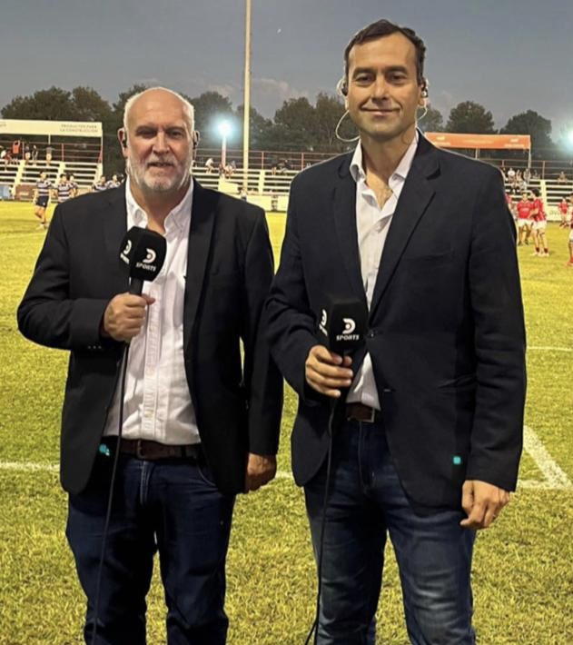 Hoy estaremos en cancha de Los Tarcos @Tarcosrugbyclub A las 18 hs transmitimos en vivo el partido con Jockey Club de Salta , por DSports, por el Canal 612 de DirecTV.  @directvsportsar junto a @FelixCerrutti